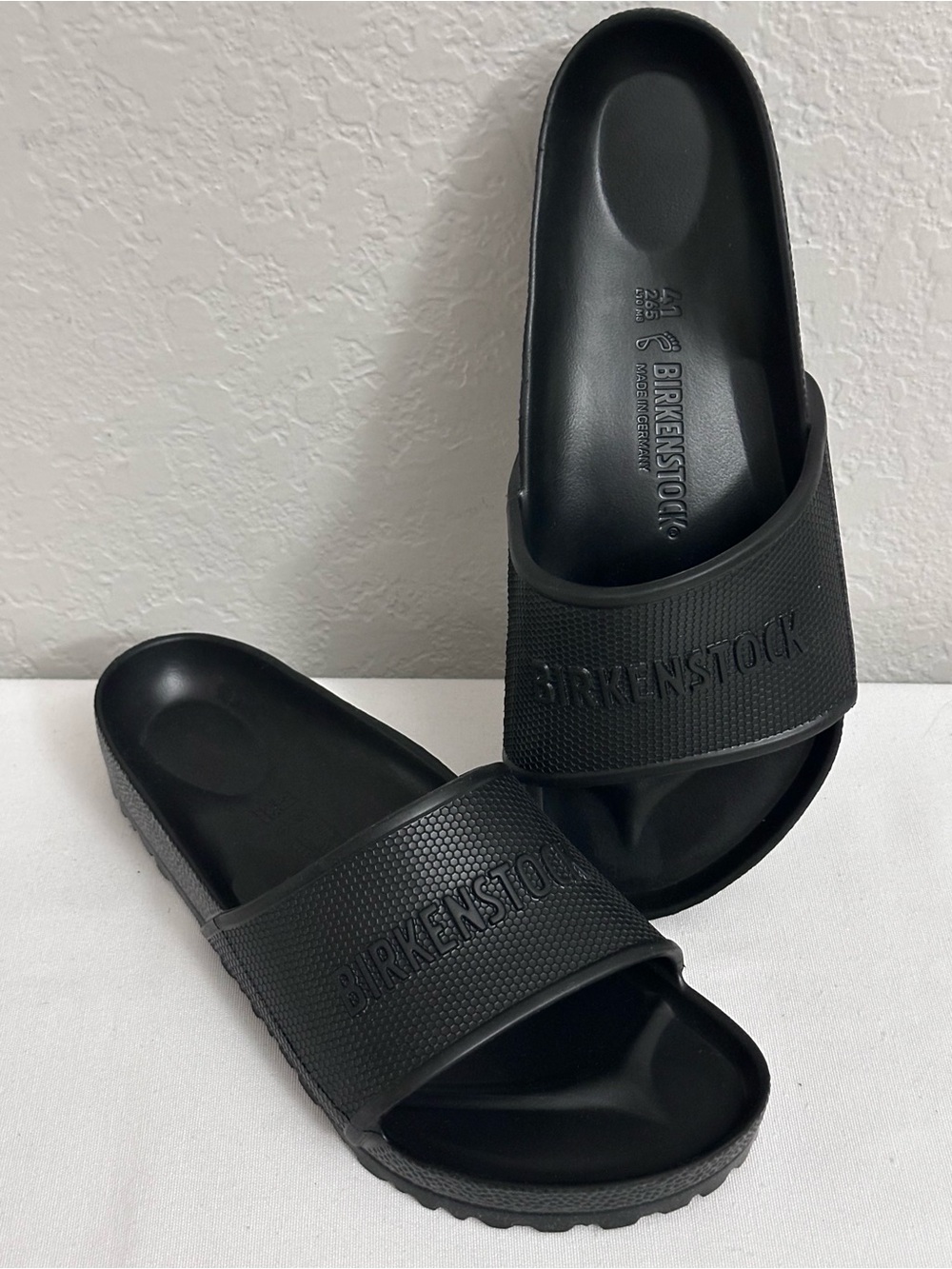 Birkenstock Men's Barbados EVA Slide Sandals Size 41 Black